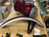 Paint Set Softail Gas tanks Bobtail Rear fender Springer Softail FXSTS Custom