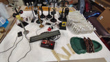 Vtg Lionel O Gauge Railroad Track Signals Street Lamps Bridge Accessories Lot