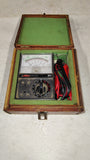 Vintage Micronta 22-201A Analog Multimeter Multitester 18 Ranges w/ Leads Case
