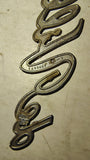 1970's Cadillac DeVille Script Emblems Pair OEM 1483604 1607891