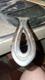 Antique Gate Mark 10.5" Cast Iron Skillet Single Spout Frying Pan 1800s