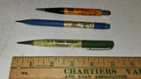 Vtg Advertising Mechanical Pencil Lot (3) NAPA Youngstown Grove City Tulsa PA OK