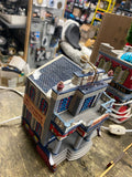 Lemax 1999 Millennium 2000 Celebration Town Hall Lighted Porcelain House Herald