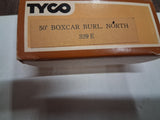 Tyco HO Scale Burlington Northern 50’ Boxcar Sliding Door 339E Vintage Boxed BN