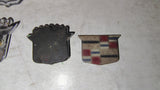 Vintage Cadillac Emblem Crest Lot 1967-1968 DeVille Fleetwood OEM 1490264