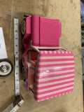 Vintage 1962 Tonka Surrey Pink Jeep Canopy Elvis Movie 350 Toy W spare Tire!