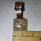 Vintage Link-Belt Speeder Shovel Crane Watch Fob WT Walsh Cleveland Ohio Robbins