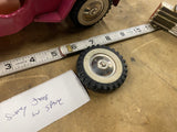Vintage 1962 Tonka Surrey Pink Jeep Canopy Elvis Movie 350 Toy W spare Tire!