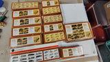 Vintage Tyco HO Scale Model Train Lot Locomotive Caboose Tanker Freight Cars NIB