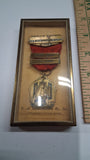 1958  Old Westmoreland Rifles Fifty Yards Off Hand Shooting Medal Box Blackinton
