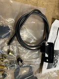 Harley Touring 97-08 Adjustable Rider Backrest Hardware Kit Mount Release cable