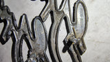 1975-1980 Ford Granada Script Fender Emblem Pair OEM Badges D5DB-16B114-AA