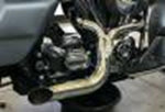 Damaged Lake 2 to 1 Turnout Header Exhaust Pipe Harley Softail Dyna Chopper Twin