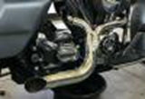 Damaged Lake 2 to 1 Turnout Header Exhaust Pipe Harley Softail Dyna Chopper Twin