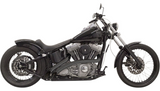 Bassani Radial Sweepers Exhaust System Black Harley Softail 86-17 Dyna Fatboy He