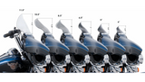 Klock Werks Flare Windshield 2014^ Harley STreet Glide 10" Smoke Touring Ultra F