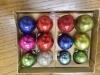Mercury Glass Christmas Bulbs Fine Quality JIS S 4006 30 1/4 12 in original box