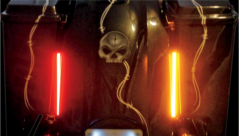 CUSTOM DYNAMICS GENMPLASMA Dual-Color Plasma Rods Harley Touring 10" Brake Light