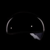 D.O.T. DAYTONA SKULL CAP W/ INNER SHIELD- HIGLOSS BLACK X-LARGE