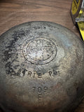 vintage Griswold No. 3 cast iron skillet
