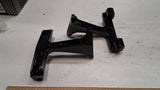 Harley Gloss Black Passenger Footboard Support Brackets Mounts Touring 93-06