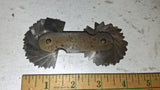 Antique Early 1900s Brown & Sharpe No. 635 Screw Pitch Gauge 26 Leaf Tool RI USA