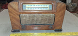 Vintage 1942 Philco Model 42-321 Tube Radio Wood Tabletop - Tested and Working