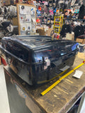 Black Motorcycle Touring Trunk Luggage Case Tour Pak Harley Police Bike FLH Glid