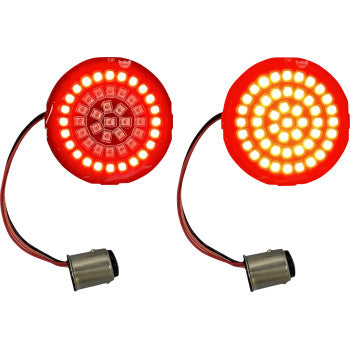 2020-1909 GEN-4-RR-1157Genesis® 4 Red Ring LED Turn Signal Inserts LED Rear Turn Signal Insert - Red - 1157