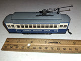 AHM Yugoslavia HO Streetcar Trolley United Transit Lines No. 50 Tested Working