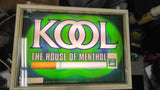 Vintage Kool Cigarettes House of Menthol Light Up Sign Counter Advertising