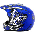 FX-17 Helmet - Butterfly - Matte Blue UTV / ATV / Off-Road small