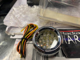 Radiantz Puckz 1.50 Billet amber LED marker light Turn Signal Harley Custom Chop