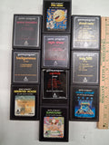 Atari 2600 Woodgrain Console Lot Storage Case 6 Controllers 25 Games Manuals