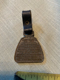 1903 Harley Davidson Motorcycle Key Chain Fob 1st Harley comm brass vtg 1987 Col