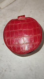 1950's Irice Travelspray Hat Box Atomizer Kit Red Croc Case Perfume Bottle