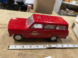 Tonka Fire Chief Jeep Truck Vintage 1960 Metal Toy Red Collector's Item