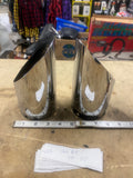 Slash Cut Slip on Muffler Tips Harley Screamin Eagle Touring FLH 3 1/2 Glide Ult