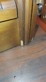 Vintage Hamilton 31 Day Pendulum Wall/Shelf Clock Wood Case w/ Key