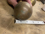 Harley Shovelhead Vtg Accessory Brass Trim Balls Grips Axle Covers Panhead Bed 9