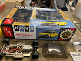 AMT 1966 Chevy Nova Super Stock Slot Car Racing Kit 1:25 Scale Box Model