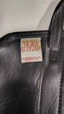 Vintage Bucheimer 51X Black Leather Pistol Case Handgun Rug Padded Handle