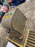 Vintage POT-LUCK Mechanical Tin Lithograph Toy Slot Machine Antique