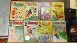 Vintage Comic Book Lot of 16 Bronze & Silver Age Gold Key Harvey Fawcett