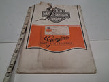 Vtg Harley Davidson 53521-87A Luggage Rack Cover Decal 1987-Up FLHS OEM Adhesive