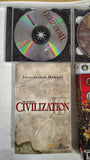 Sid Meiers Civilization PC Game Lot Civ II III IV Beyond the Sword CivCity Rome