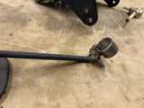 OEM Long Stem Wrinkle black mirror Factory Harley Shovelhead Sturgis FXSB FX