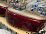 Saddlebags OEM Kawasaki Vn1500 Nomad Factory Hard Bags Motorcycle Burgandy champ