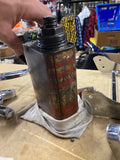 vintage Cities Service Outboard Motor Oil tin litho quart can Cone Top Cap Colle