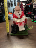 vintage 1950s 1960s tabletop Santa Claus plastic blow-mold figurine